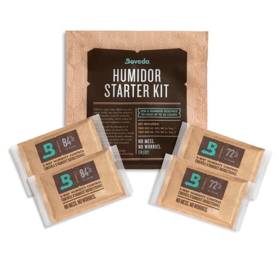 Kit de démarrage pour humidor Boveda - 50 cigares